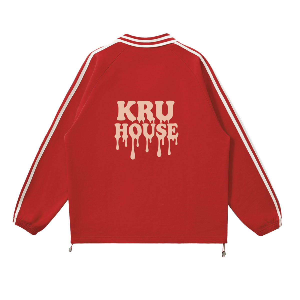 Rugby Striped Collar Sweatshirt