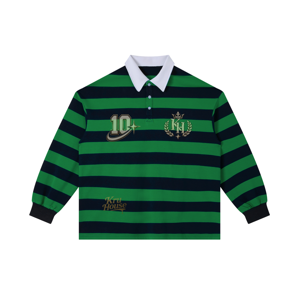 KruHouse Block Stripe Rugby Shirt