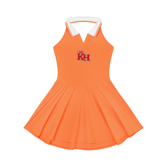KruHouse Women's Collared Tennis Dress