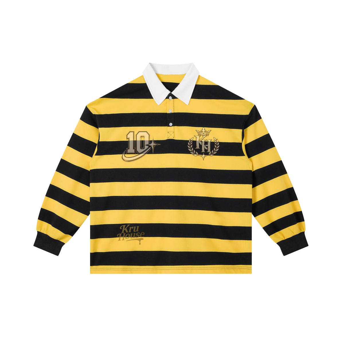 KruHouse Block Stripe Rugby Shirt