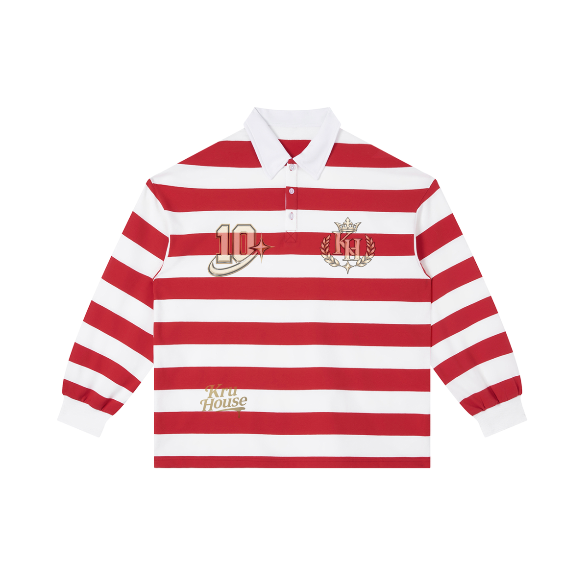 KruHouse Block Stripe Rugby Shirt