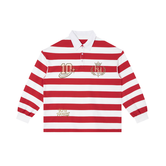 KruHouse Block Stripe Rugby Shirt
