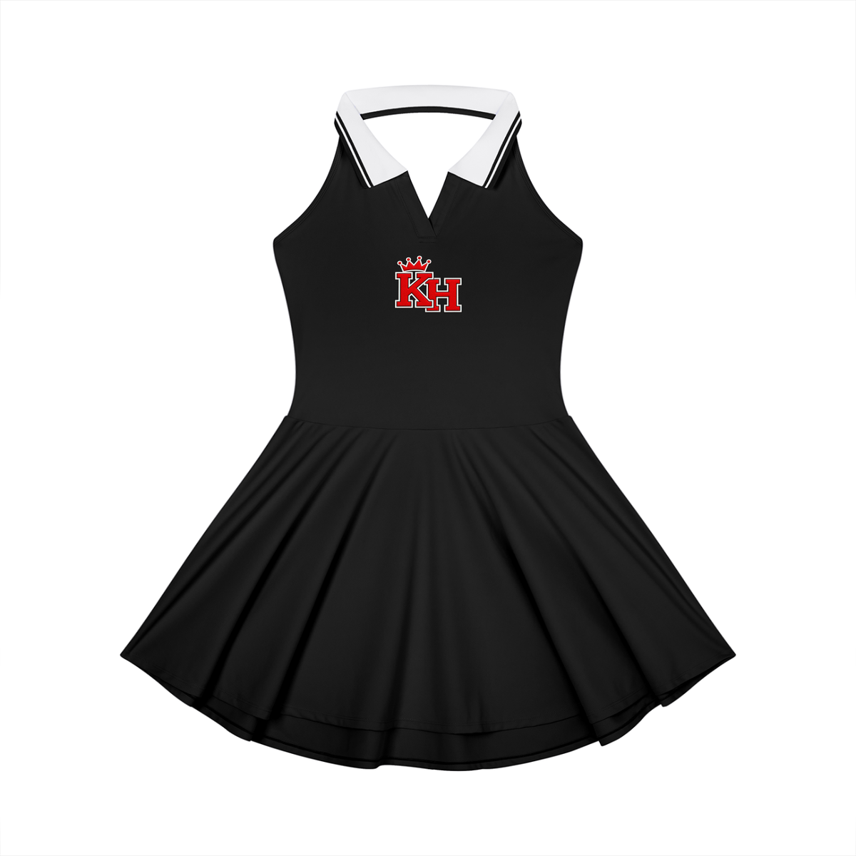 KruHouse Women's Collared Tennis Dress